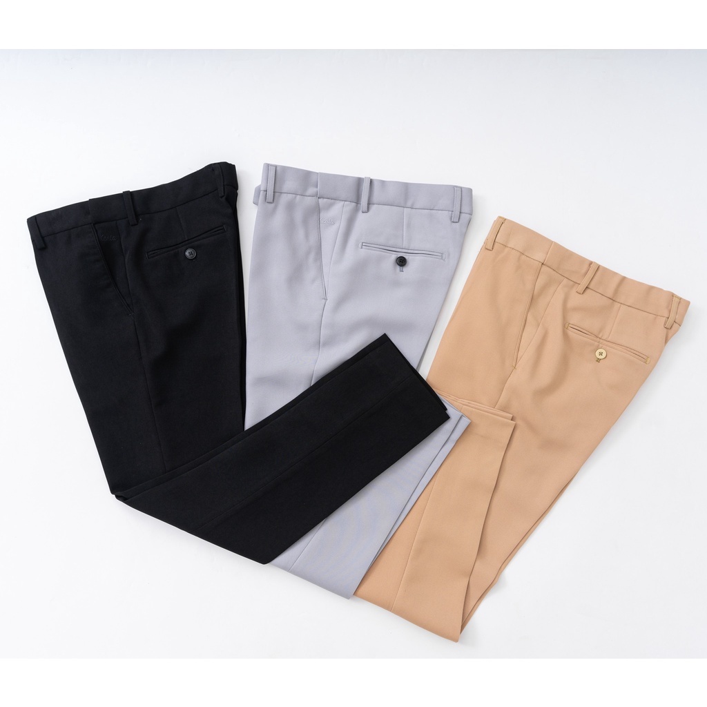 Quần tây nam cạp thun, vải co giãn thoáng mát KENTA QTA0038