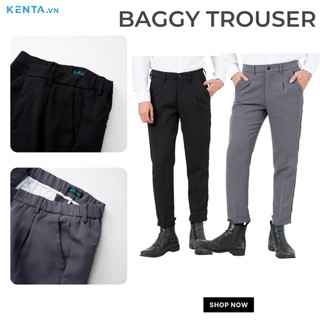 Quần tây baggy nam lưng thun kenta qta0039