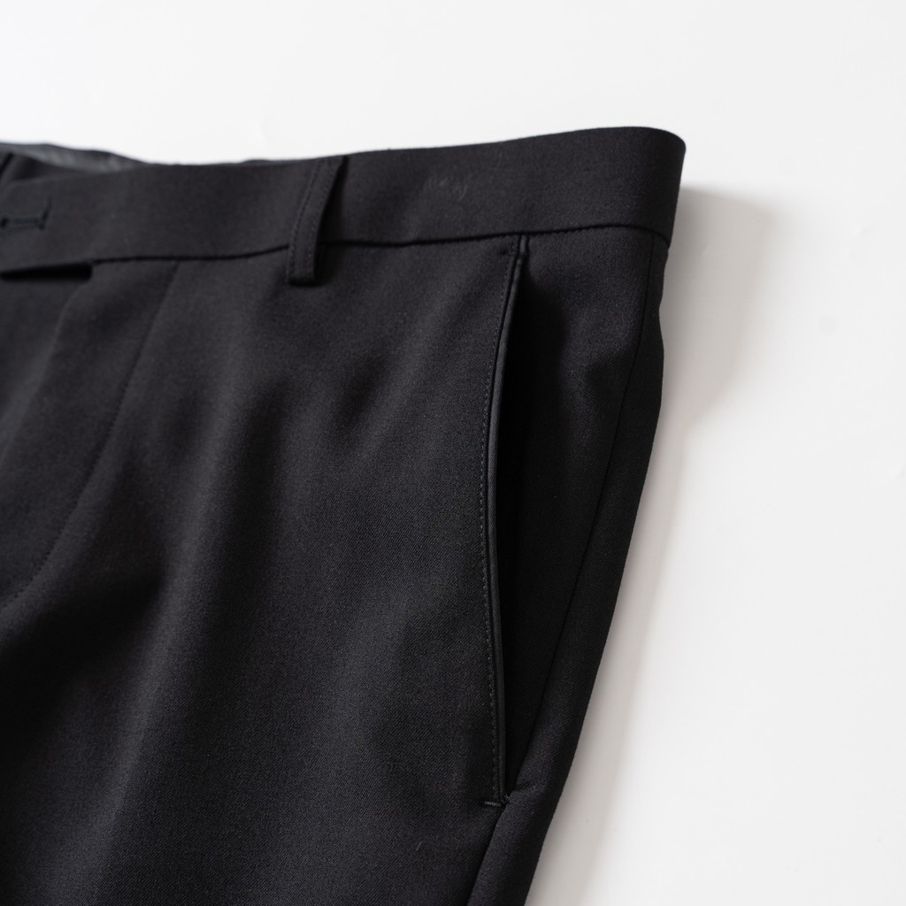 Quần tây nam Kenta Đen slimfit viền túi QTA0033