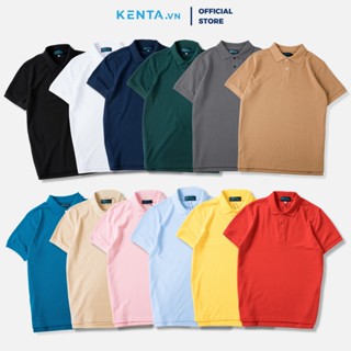 Áo Thun Polo Nam Trơn 12 màu, vải cotton mịn đẹp, thoáng mát KENTA ATP0035