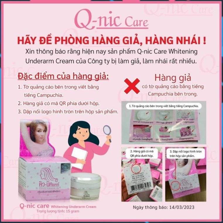 THÂM NÁCH Q-NIC CARE THÁI LAN CHÍNH HÃNG