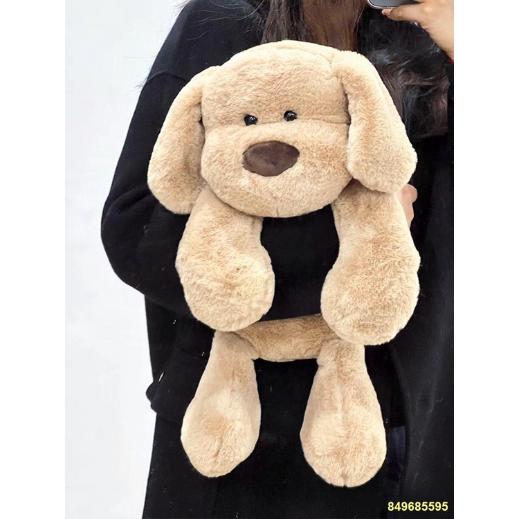 🔥Dễ thương nhỏ sữa con chó búp bê đồ chơi sang trọng con chó giường búp bê gối ngủ búp bê món quà sinh nhật