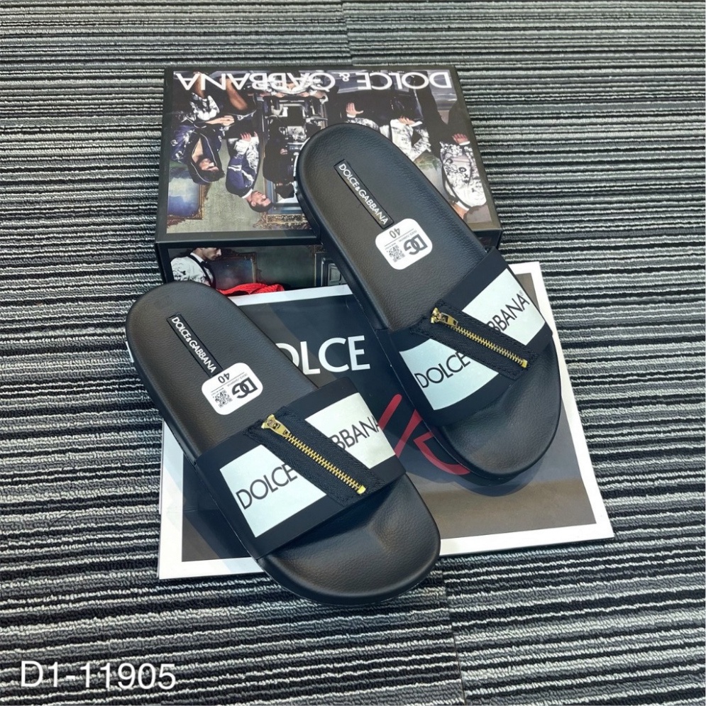 Dép Quai Ngang DG Khóa Kéo Boy Phố  - Dép Quai Ngang DG Đinh Chất Chơi 2023