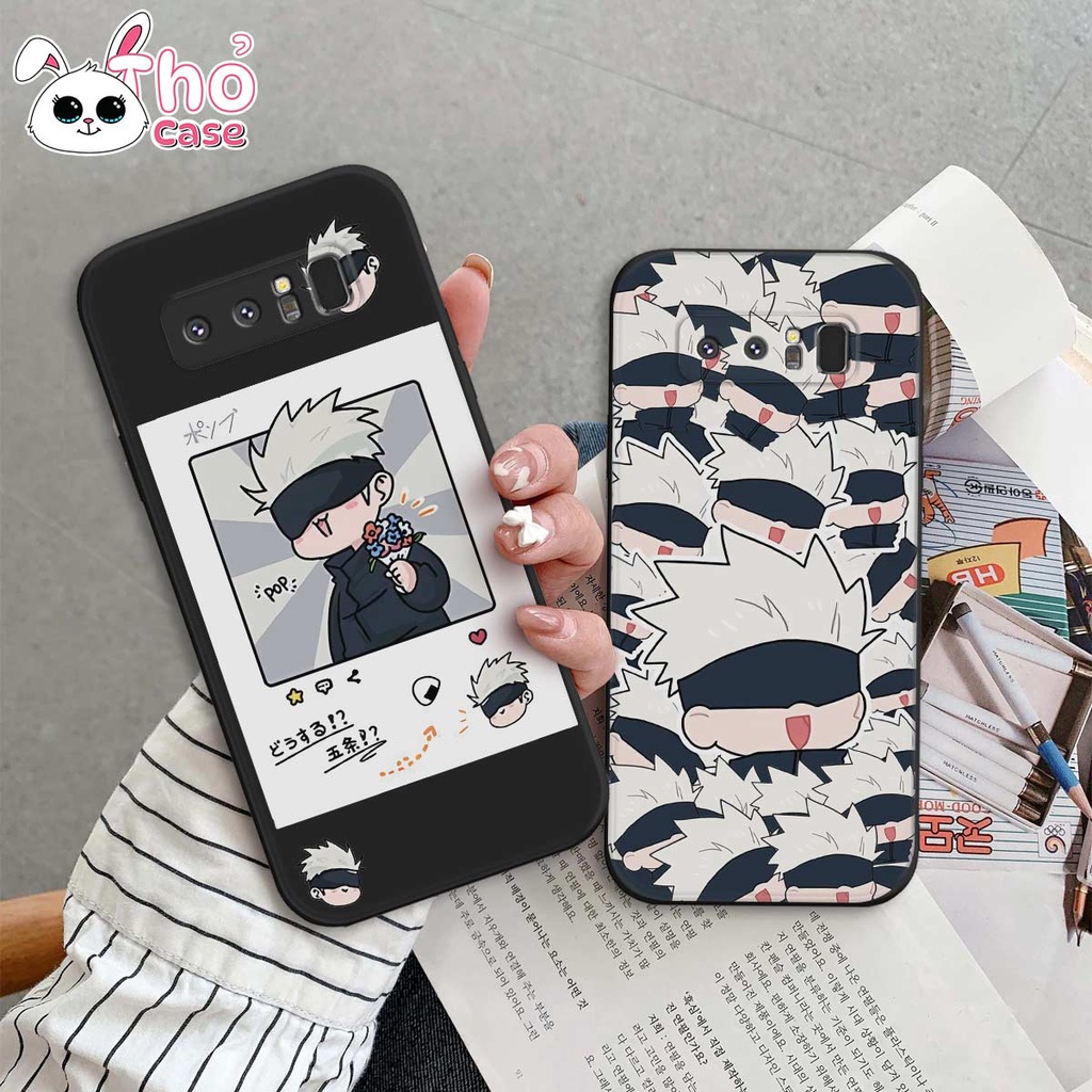 Ốp TPU dẻo Samsung Note 8 / Note 9 Silicon cạnh vuông hình Gojo satoru ngầu đẹp