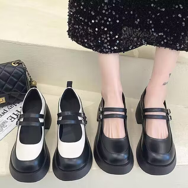 Giày Cao Gót Đế Dày Thiết Kế Đơn Giản Thời Trang