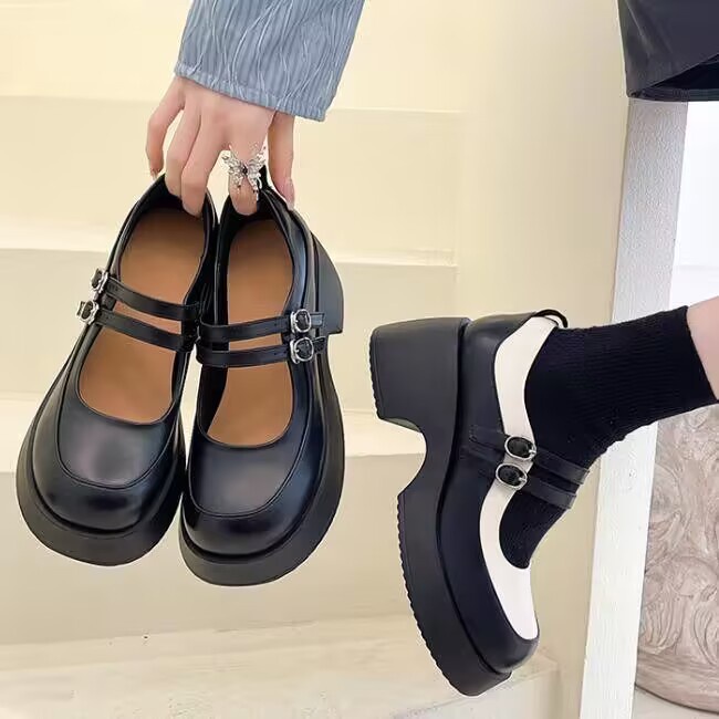 Giày Cao Gót Đế Dày Thiết Kế Đơn Giản Thời Trang