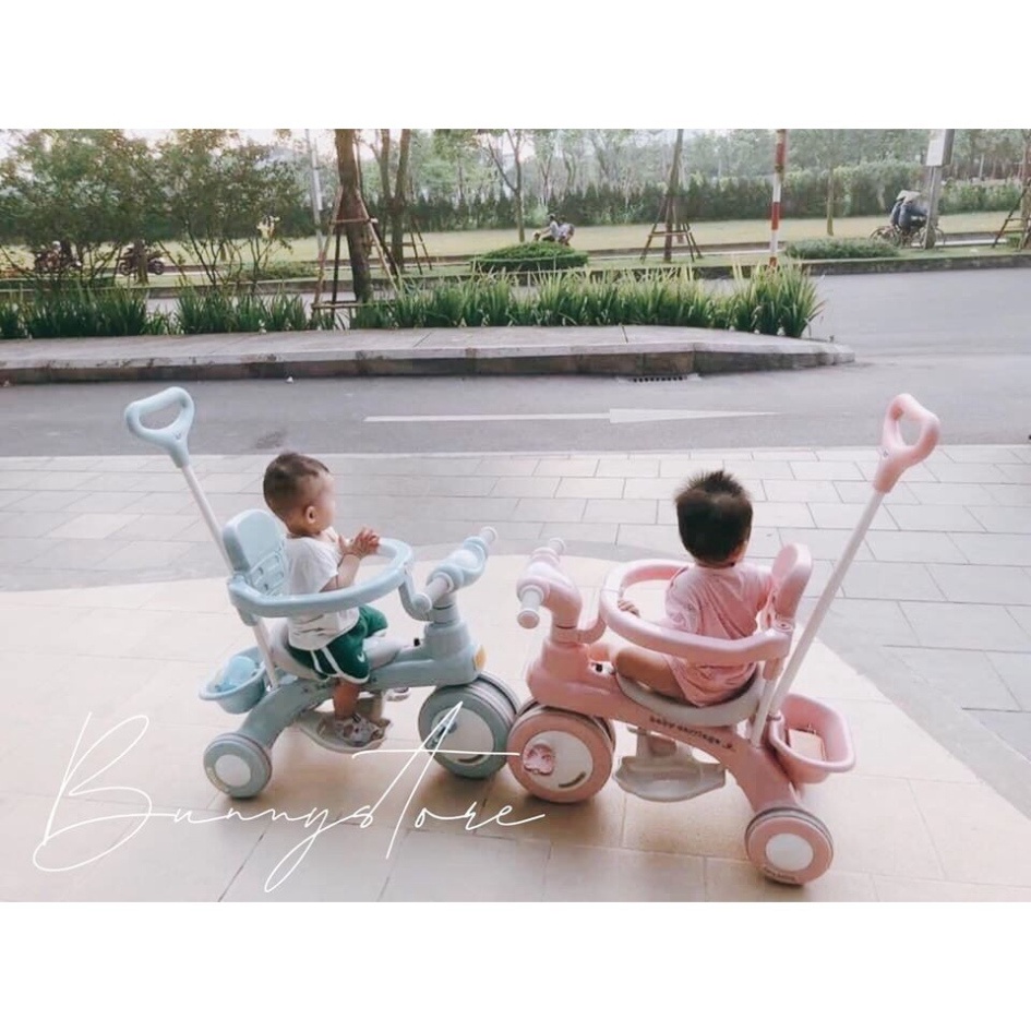 Xe đẩy ba bánh có đèn nhạc mã 688 cao cấp_KHO SỈ HOA ĐỖ