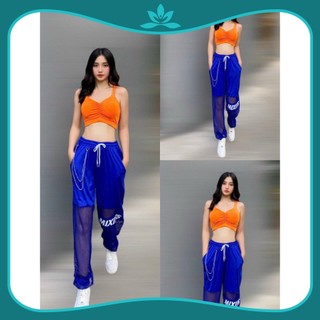 Set đồ tập áo bra quần jogger phối lưới MIXIFS tập gym, zumba, erubic siêu hot hit