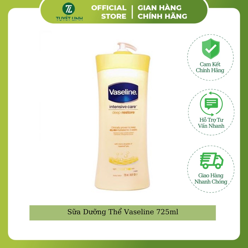 Sữa Dưỡng Thể Vaseline 725ml