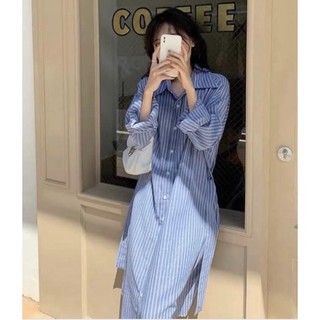 Đầm sơ mi Freesize, new 95%