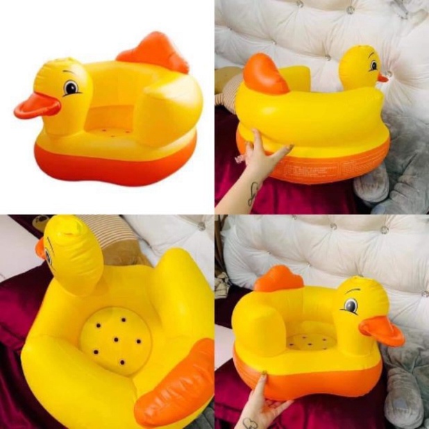 Ghế hơi tập ngồi hình con vịt đáng yêu cho bé cao cấp_KHO SỈ HOA ĐỖ
