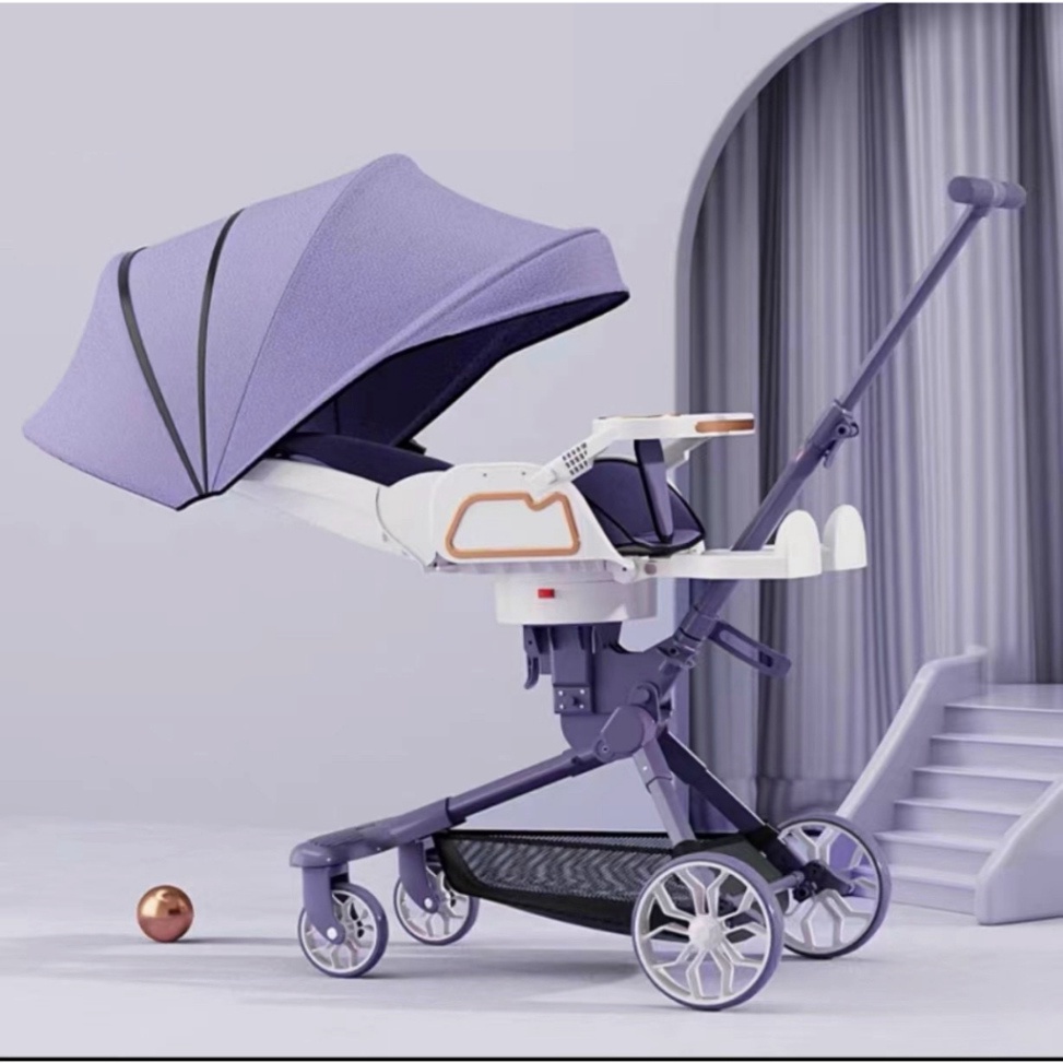 Xe đẩy V9 bản cao cấp dày dặn đủ màu cho bé sơ sinh cao cấp_KHO SỈ HOA ĐỖ