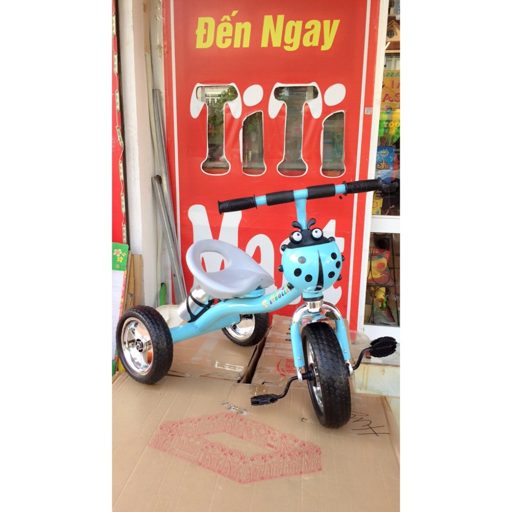 Xe đạp ba bánh con bọ tặng kèm bình nước cao cấp_KHO SỈ HOA ĐỖ
