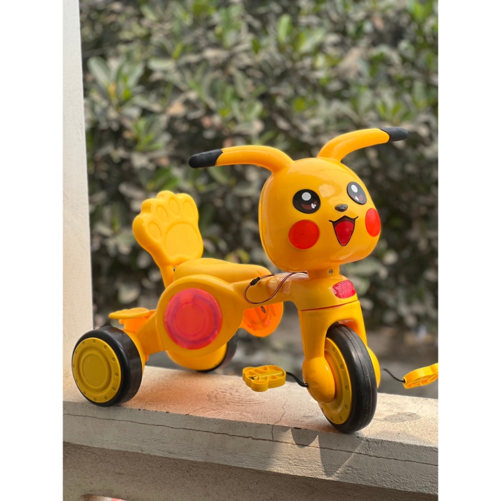 Xe đạp 3 bánh Pikachu phát nhạc cho bé cao cấp_KHO SỈ HOA ĐỖ