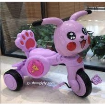 Xe đạp 3 bánh Pikachu phát nhạc cho bé cao cấp_KHO SỈ HOA ĐỖ