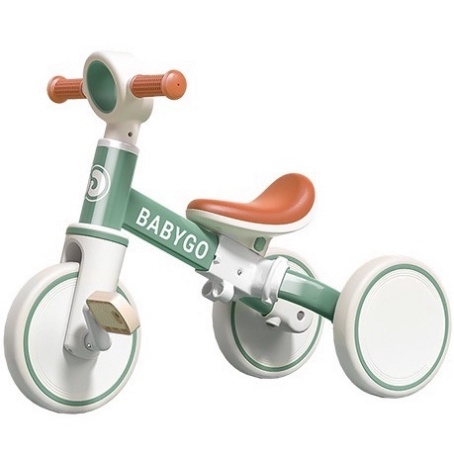 Xe đạp 3 bánh BABYGO cho bé cao cấp - xe thăng bằng - xe chòi chân 3 in 1 tải trọng 70kg cao cấp_KHO SỈ HOA ĐỖ