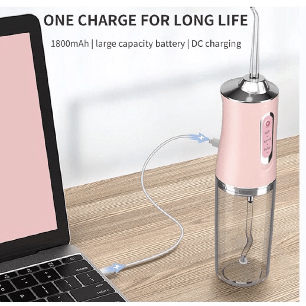 Giá tận gốc - hàng chuẩn Máy Tăm Nước Cầm Tay Oral Irrigator Vệ Sinh Răng Miêng Siêu Sạch