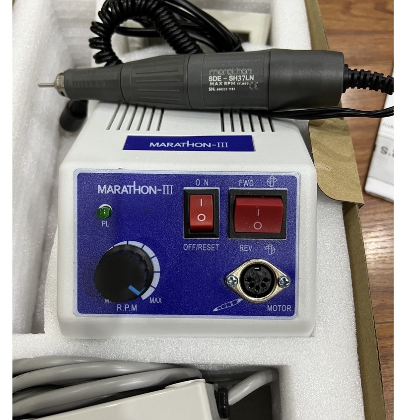 Máy mài chuyên dụng MARATHON 3 III dùng cho nail ,labo,nha khoa