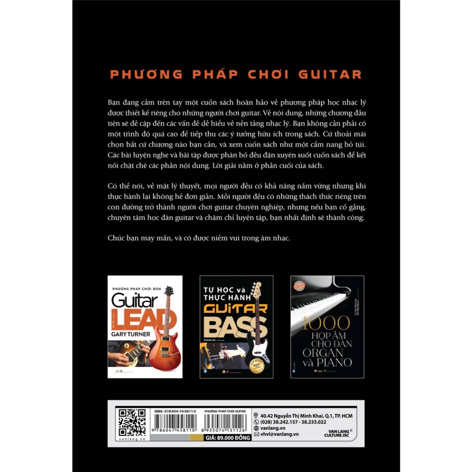 Sách Phương Pháp Chơi Guitar  - VL