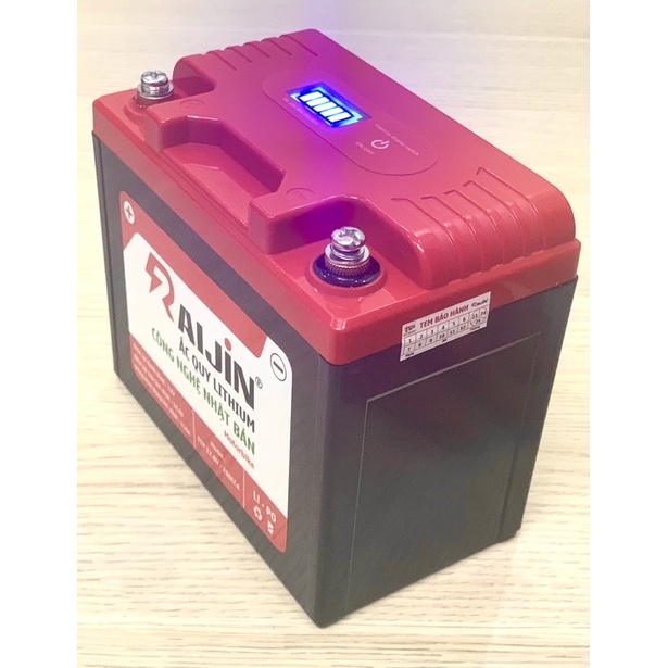 Bình ắc quy motor 12v lithium RAIJIN Motorbike công nghệ Nhật Bản 280 CCA, chuyên cho các Bigbike