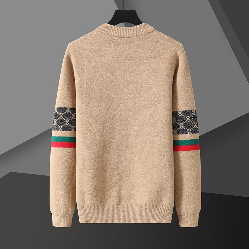 Áo Khoác Cardigan Giả Lông Chồn Cao Cấp Có Khóa Kéo Phong Cách Mới Dành Cho Nam