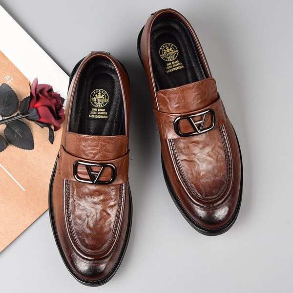 Giày Lười Da Thoáng Khí Thời Trang Mùa Xuân Cho Nam