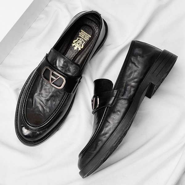 Giày Lười Da Thoáng Khí Thời Trang Mùa Xuân Cho Nam