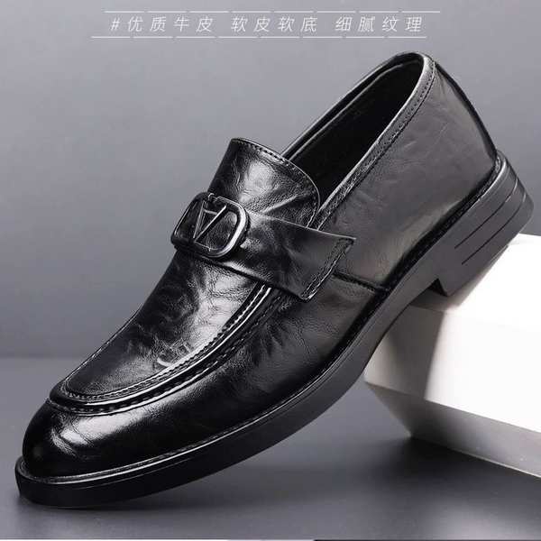 Giày Lười Da Thoáng Khí Thời Trang Mùa Xuân Cho Nam
