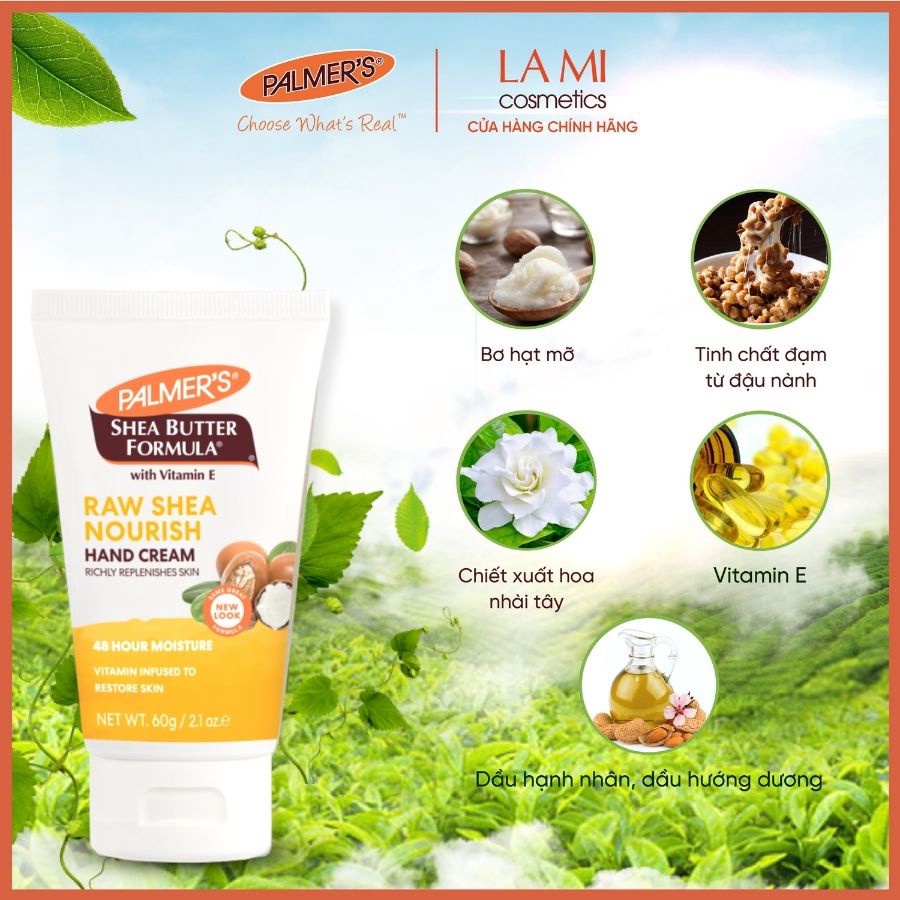 Thanh lý tồn kho Kem dưỡng da tay Bơ hạt mỡ giúp chống nhăn Palmer's