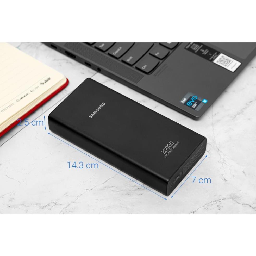 Pin sạc dự phòng Samsung EB-P5300, dung lượng 20000mAh, công suất siêu nhanh 25W