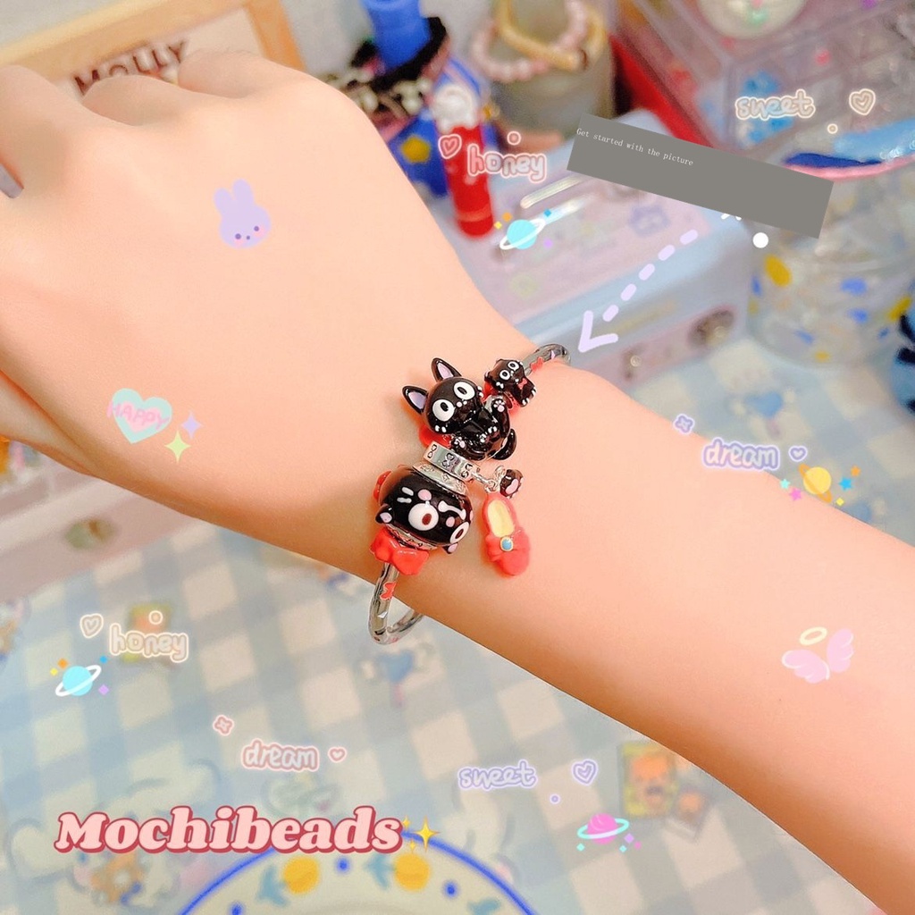 Chuỗi Hạt Bạc 925 Hình Mèo Gigi Dễ Thương