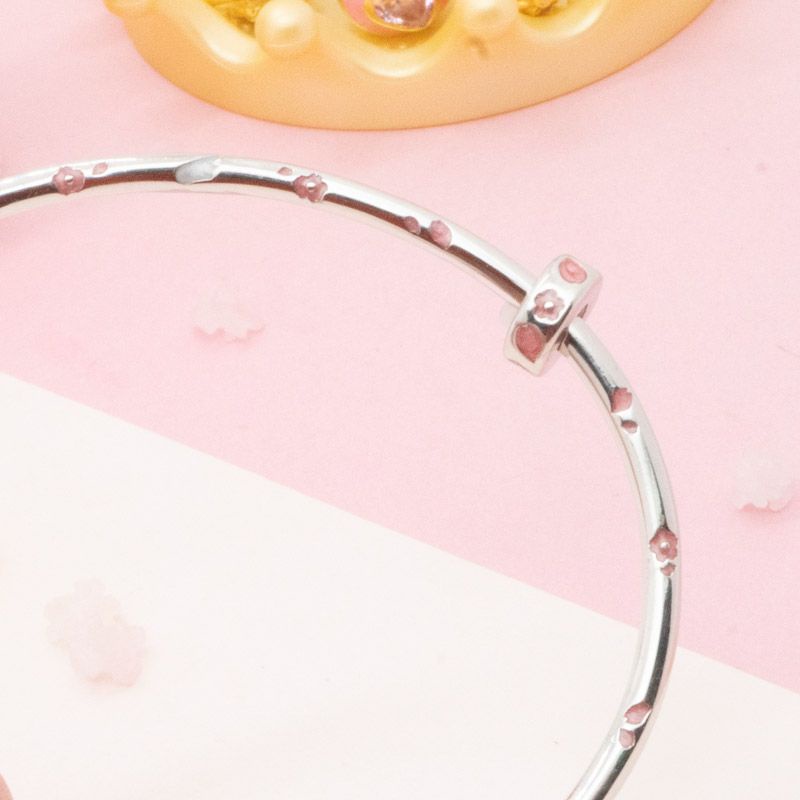 Vòng Tay Mạ Bạc 925 Xỏ Hạt Thủ Lĩnh Thẻ Bài Sakura