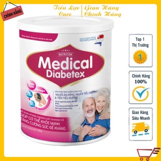 [Chính Hãng] Sữa Tiểu Đường Medical Diabetex Sữa Dinh Dưỡng Cho Người Ăn Kiêng, Người Tiểu Đường Hộp 400g