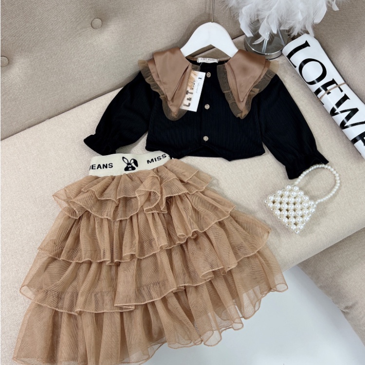 Váy bé gái phong cách Phương Tây sang chảnh size đại 10-32kg Đầm cho bé gái mặc thu đông thanh lịch, nhẹ nhàng