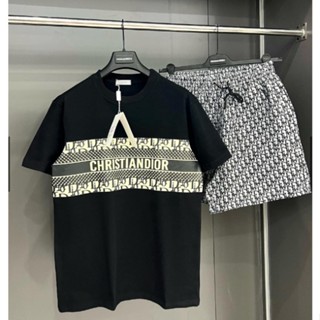 + 7. Bộ quần áo thể thao nam mùa hè C dior cộc tay, bộ hè nam chất liệu thun lạnh mềm mịn hot 2023 +