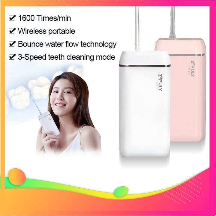Giá tận gốc - hàng chuẩn Máy tăm nước Xiaomi ENPULY M6 Plus mini nhỏ gọn Tăm Nước Nha Khoa kháng nước IPX8 thuận tiện đi