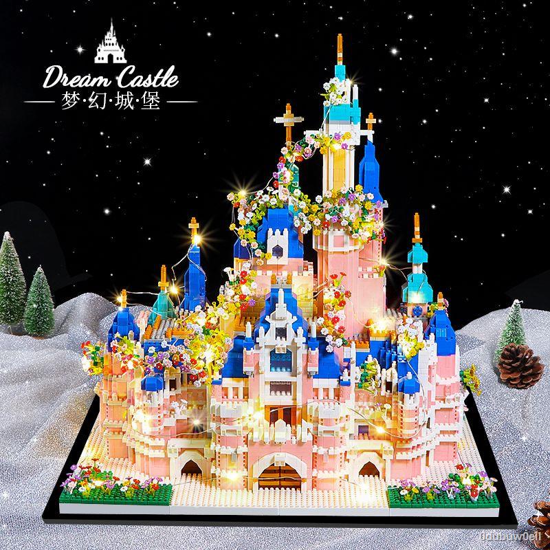 Tương thích với các khối xây dựng Lego Trường Phù thủy và Pháp sư Harry Potter lắp ráp đồ chơi giáo dục Lâu đài Hogwarts