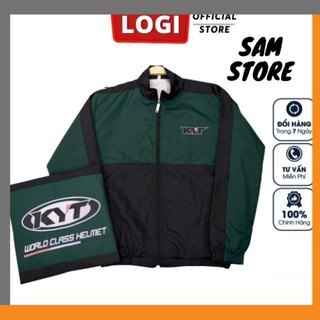 Áo khoác dù KYT nam nữ Unisex cổ đứng ,Áo khoác gió form rộng chất vải dù gió 2 lớp đi mưa,cản gió,chống nắng LOGI_STORE