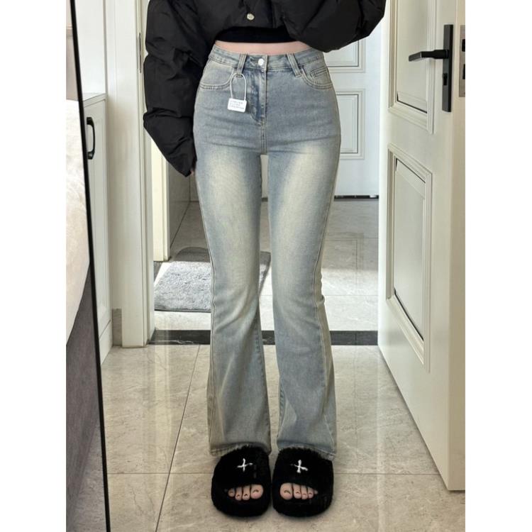 Quần Jeans Nữ Ống Loe Chất Liệu Co Giãn, Quần Bò Nữ Ống Loe Che Khuyết Điểm QC03 | BigBuy360 - bigbuy360.vn