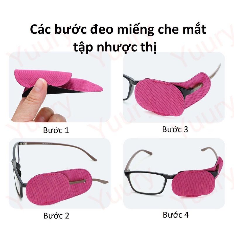 Miếng che mắt, bịt mắt tập nhược thị