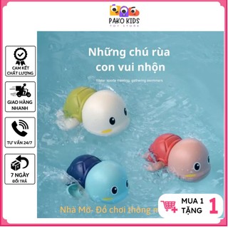 Đồ chơi nhà tắm - Vịt vặn cót, rùa vặn cót - đồ chơi dưới nước cho bé