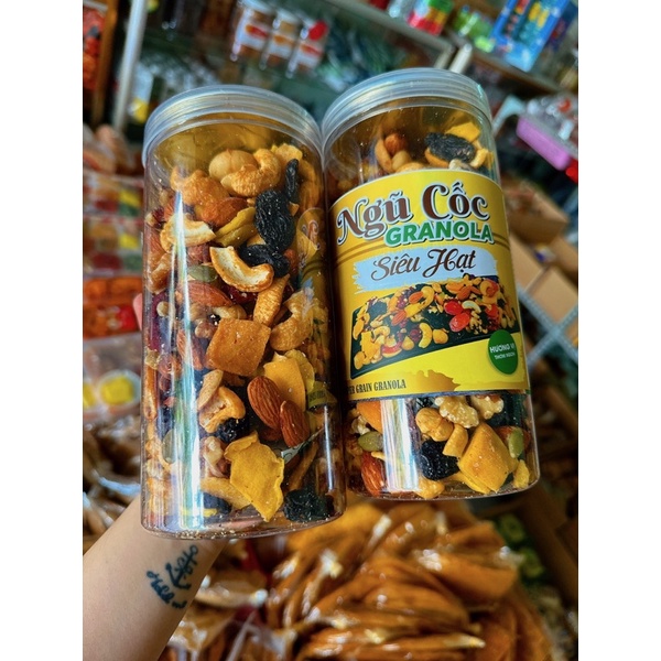 NGŨ CỐC GRANOLA SIÊU HẠT 500gram
