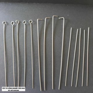 Đầu que cấy vi sinh tròn, móc, thẳng, tam giác inox chịu nhiệt, khuyên cấy vi sinh