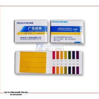 Combo 10 tập giấy quỳ tím đo ph 1-14