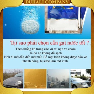 [Quà Tặng1] Viên sủi rửa kính ô tô - Tẩy sạch kính, 100% sinh học cực thân thiện môi trường, tạo hiệu ứng lá sen.