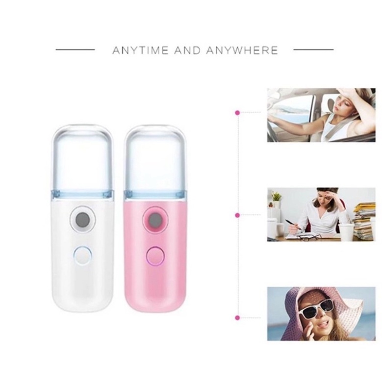 Máy xông hơi mặt mini máy phun sương xịt khoáng Nano  ..