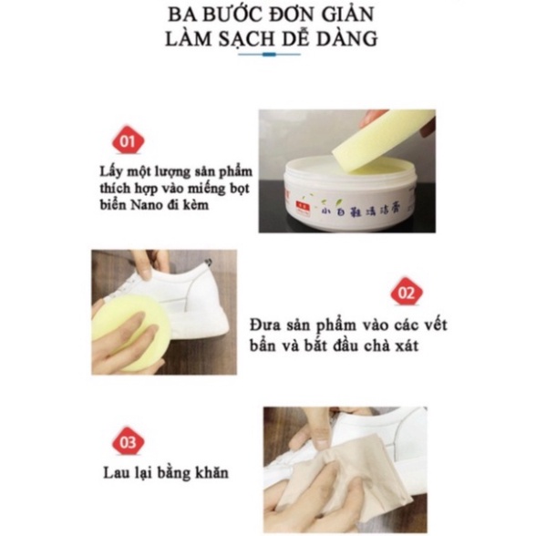 Kem lau giày - Sáp lau vệ sinh dày dép đa chức năng vệ sinh giày dép, túi xách da.vv. chống bám bụi, 260g, ..