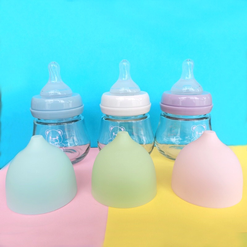 Bình sữa thuỷ tinh 120ml dày dặn cho bé