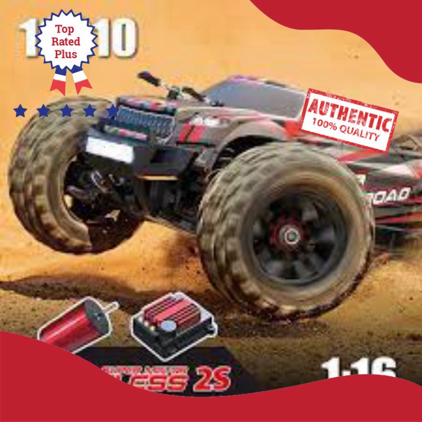 [HSP CAR] Xe địa hình điều khiển từ xa MJX RC Hyper Go 16210 Truggy 1/16 45km/h motor Brushless khôn