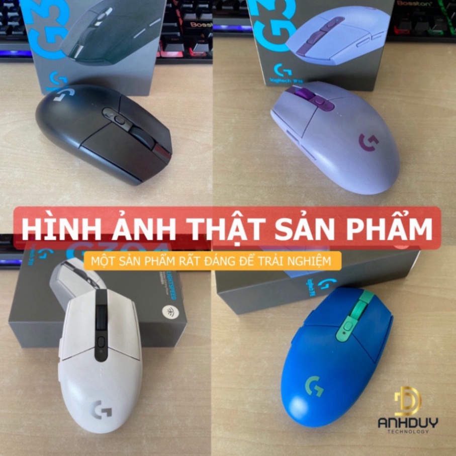 Chuột không dây Logitech G304 OEM Gen2 4000 DPI sang trọng tiết kiệm pin phù hơp làm việc văn phòng chơi game